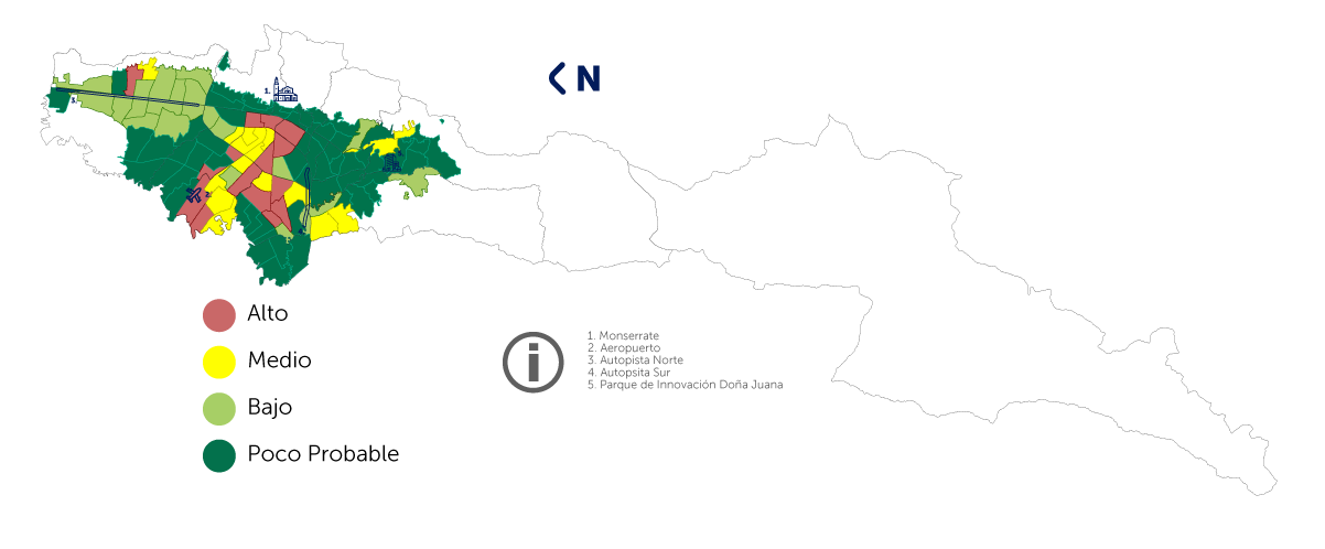 Imagen del mapa de islas de calor