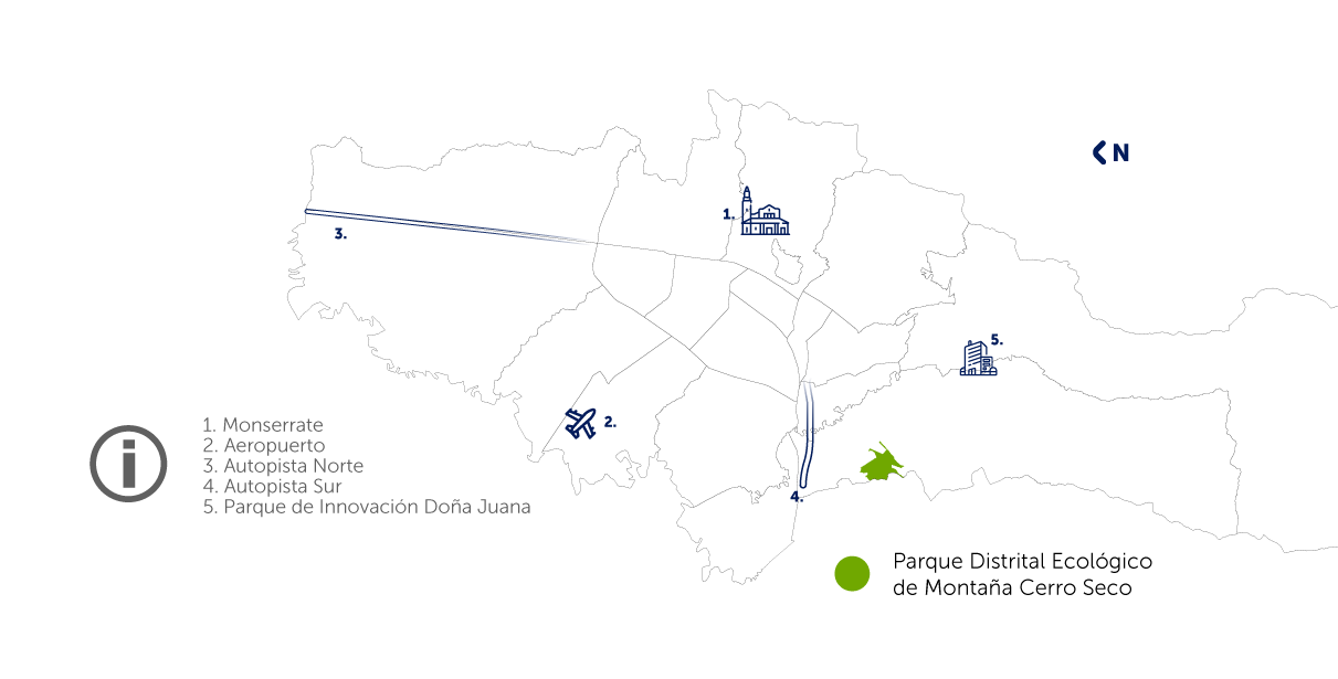 Mapa Bosque subxerofítico