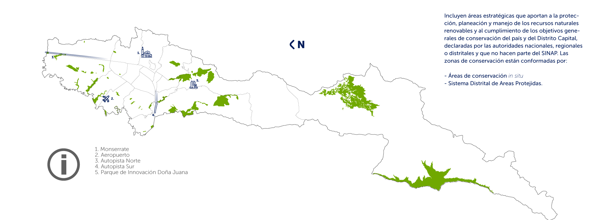 Mapa de áreas para la producción agrícola y ganadera