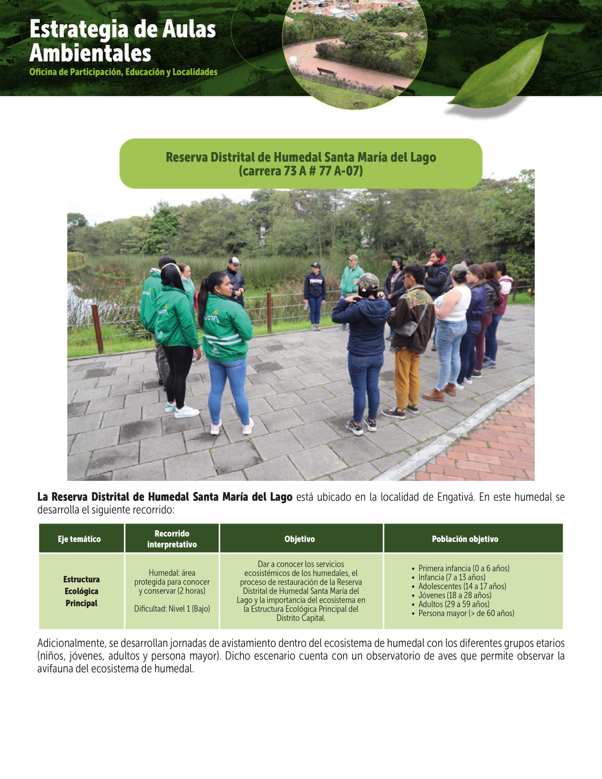 Aula Santa María del Lago 2026