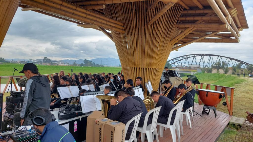Filarmónica de Bogotá en el Día del Río Bogotá. Foto Patricia Gonzáles SDA