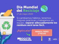 Día Mundial del Reciclaje. Pieza SDA