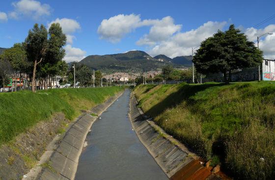 Río Fucha. Foto Alcaldía Mayor de Bogotá