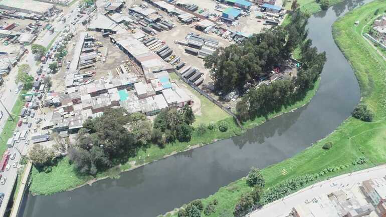 Río Bogotá. Foto SDA