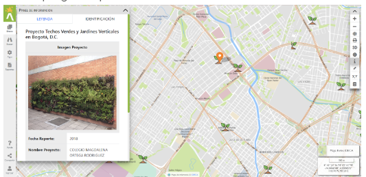 Atributos del polígono: Visor Geográfico Ambiental 