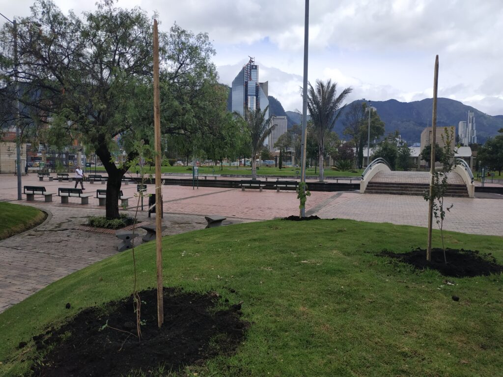 Foto: Parque del Renacimiento en la localidad de Los Mártires_Jardín Botánico de Bogotá.